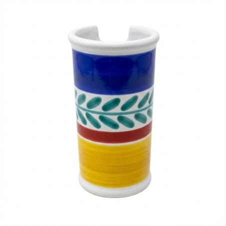 Portabicchieri artigianale Selinunte ceramiche de simone Portabicchieri artigianale Selinunte ceramiche de simone